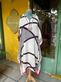 Ivory Stripe Kaftan