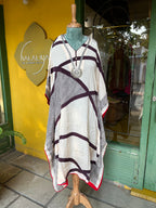 Ivory Stripe Kaftan