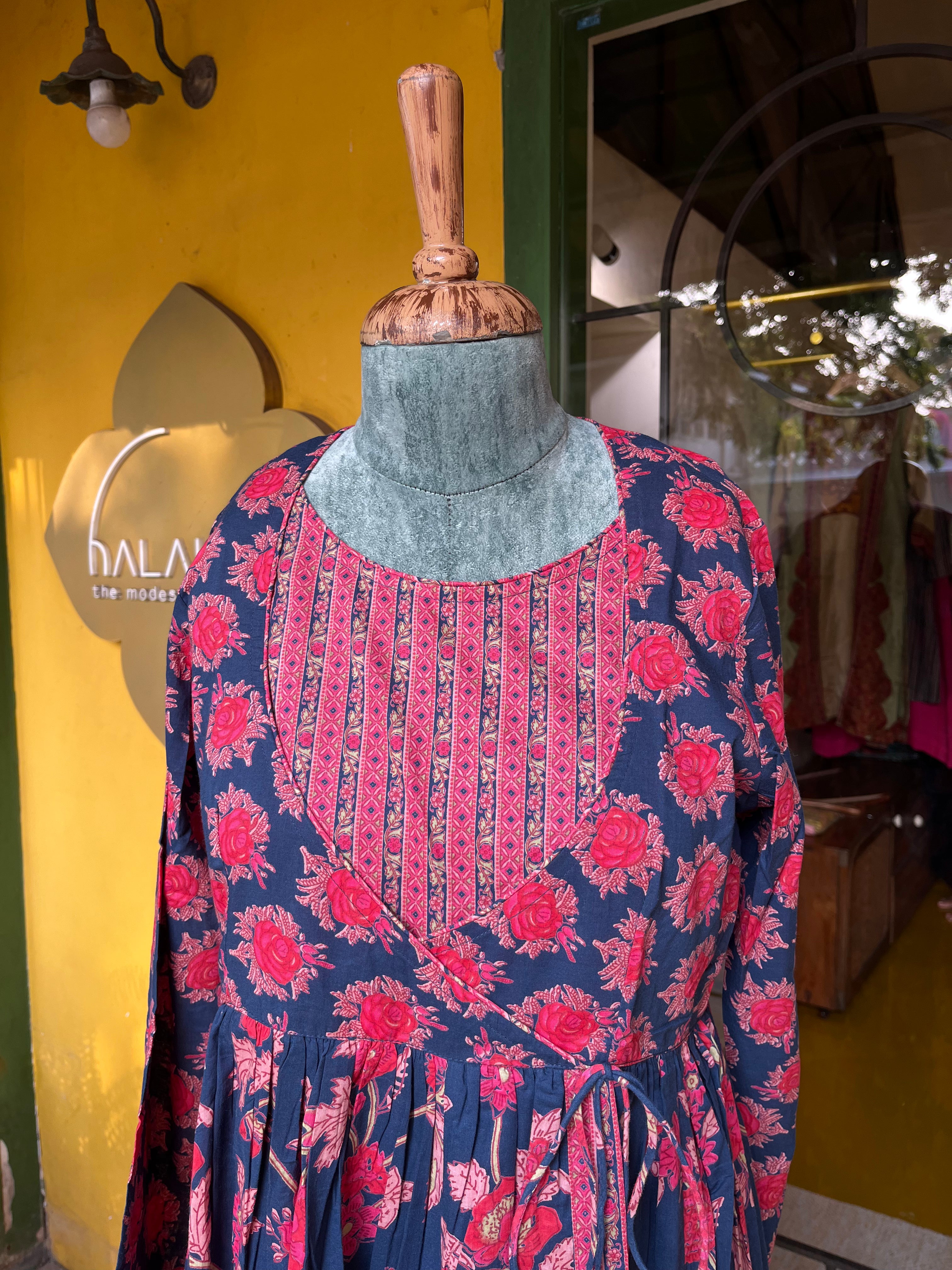 Midnight Rose Kurta