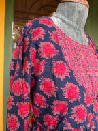 Midnight Rose Kurta