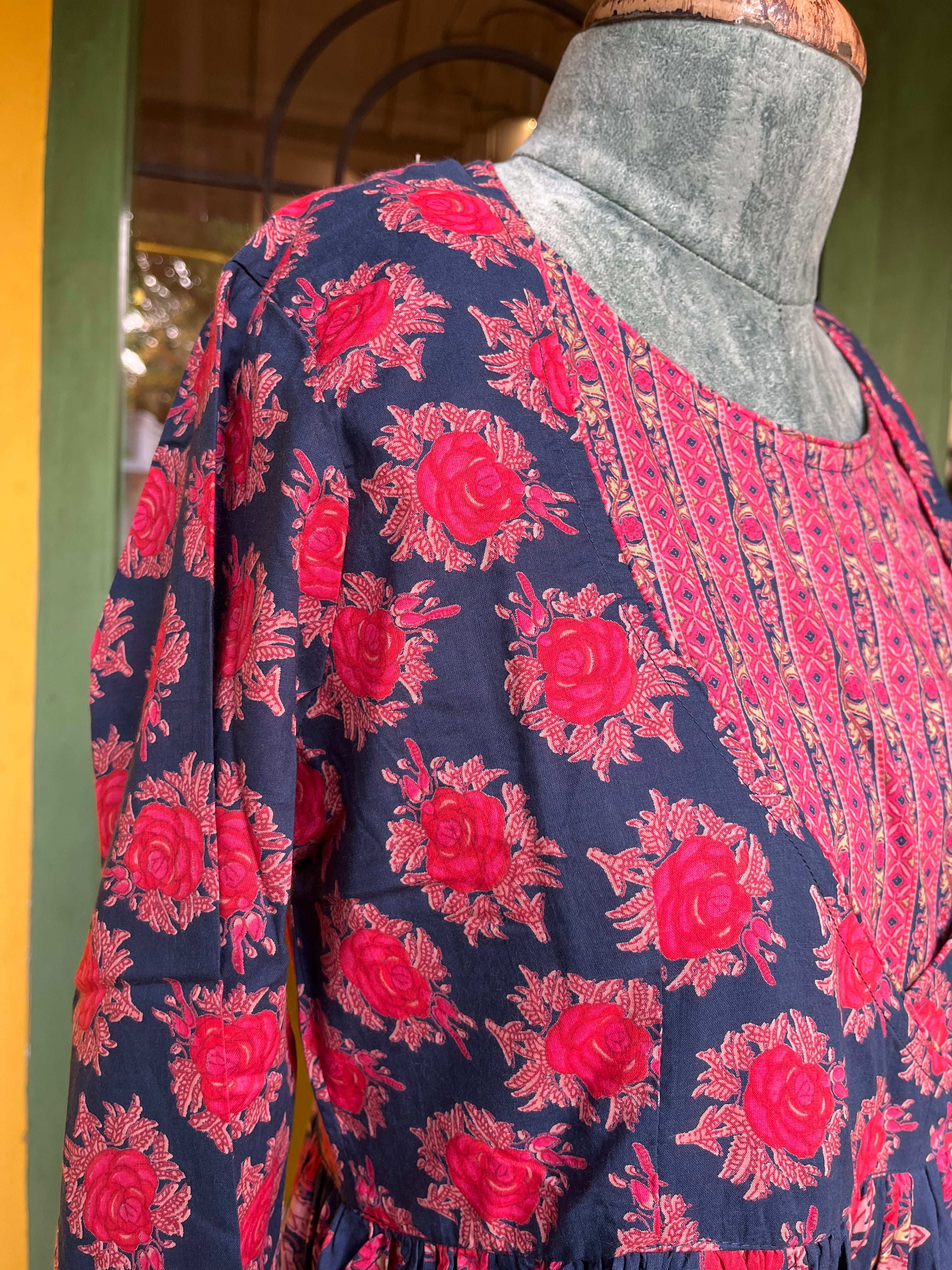 Midnight Rose Kurta