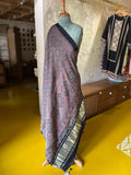 Noir Ajrakh (Silk Border) – Ajrakh Modal Silk Dupatta
