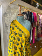 Forest Gold – Ajrakh Modal Silk Dupatta