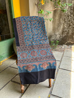 Indigo Vines – Ajrakh Cotton Dupatta