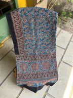 Indigo Vines – Ajrakh Cotton Dupatta