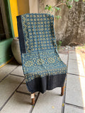 Royal Indigo – Ajrakh Cotton Dupatta