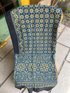 Royal Indigo – Ajrakh Cotton Dupatta