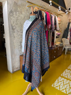 Indigo Vines – Ajrakh Cotton Dupatta