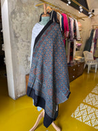 Indigo Bloom – Ajrakh Cotton Dupatta
