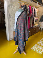 Indigo Paisley Classic – Ajrakh Cotton Dupatta
