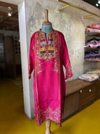 Rani Zari Edit – Cotton Kurta Set