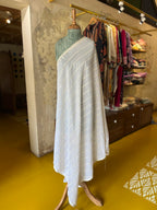 Ivory Threadline – Cotton Dyable Dupatta
