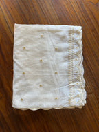 Soft Pearl Bloom – Cotton Dyable Dupatta