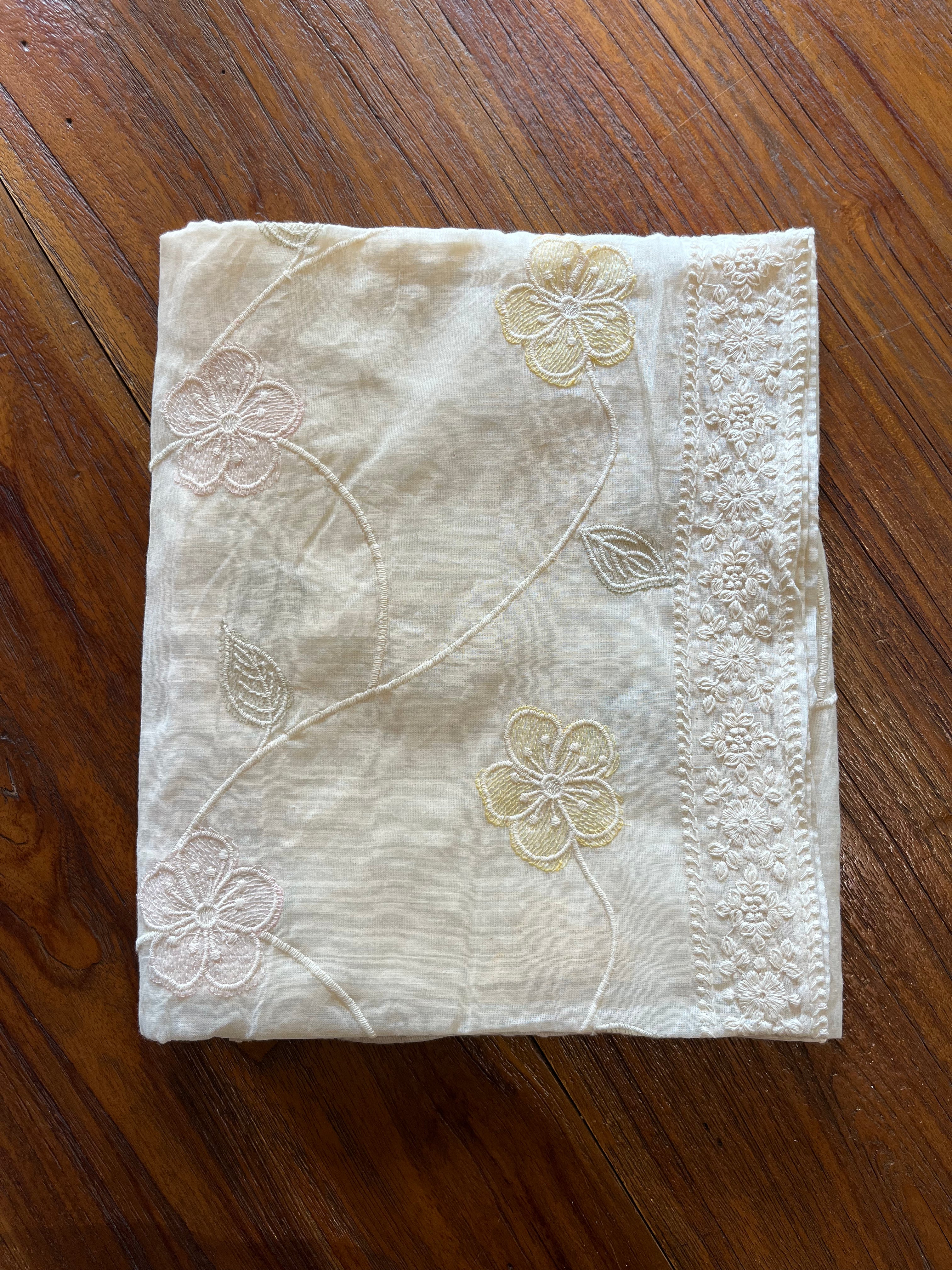 Garden Thread – Cotton Dyable Dupatta