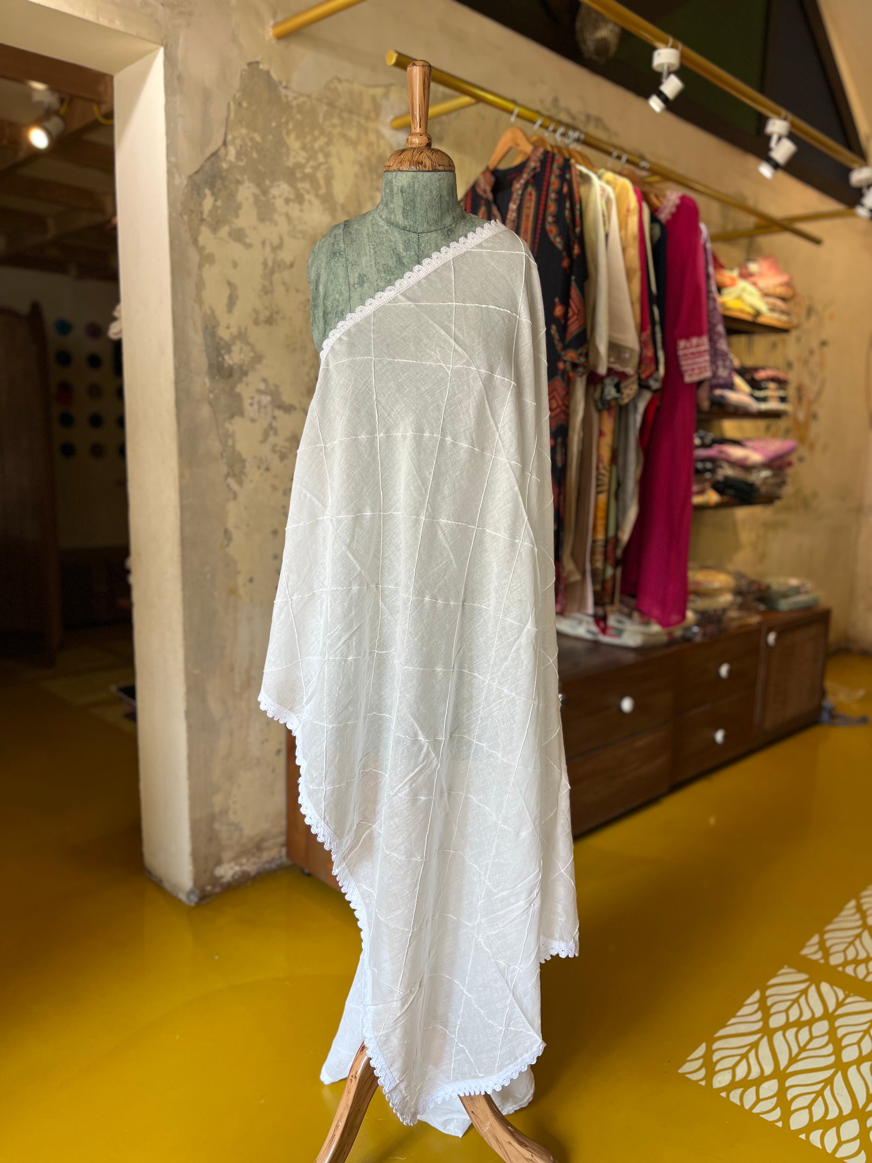 Quilted Softline – Cotton Dyable Dupatta
