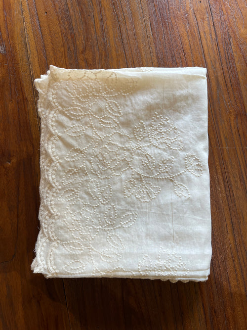 Heritage Floral – Cotton Dyable Dupatta