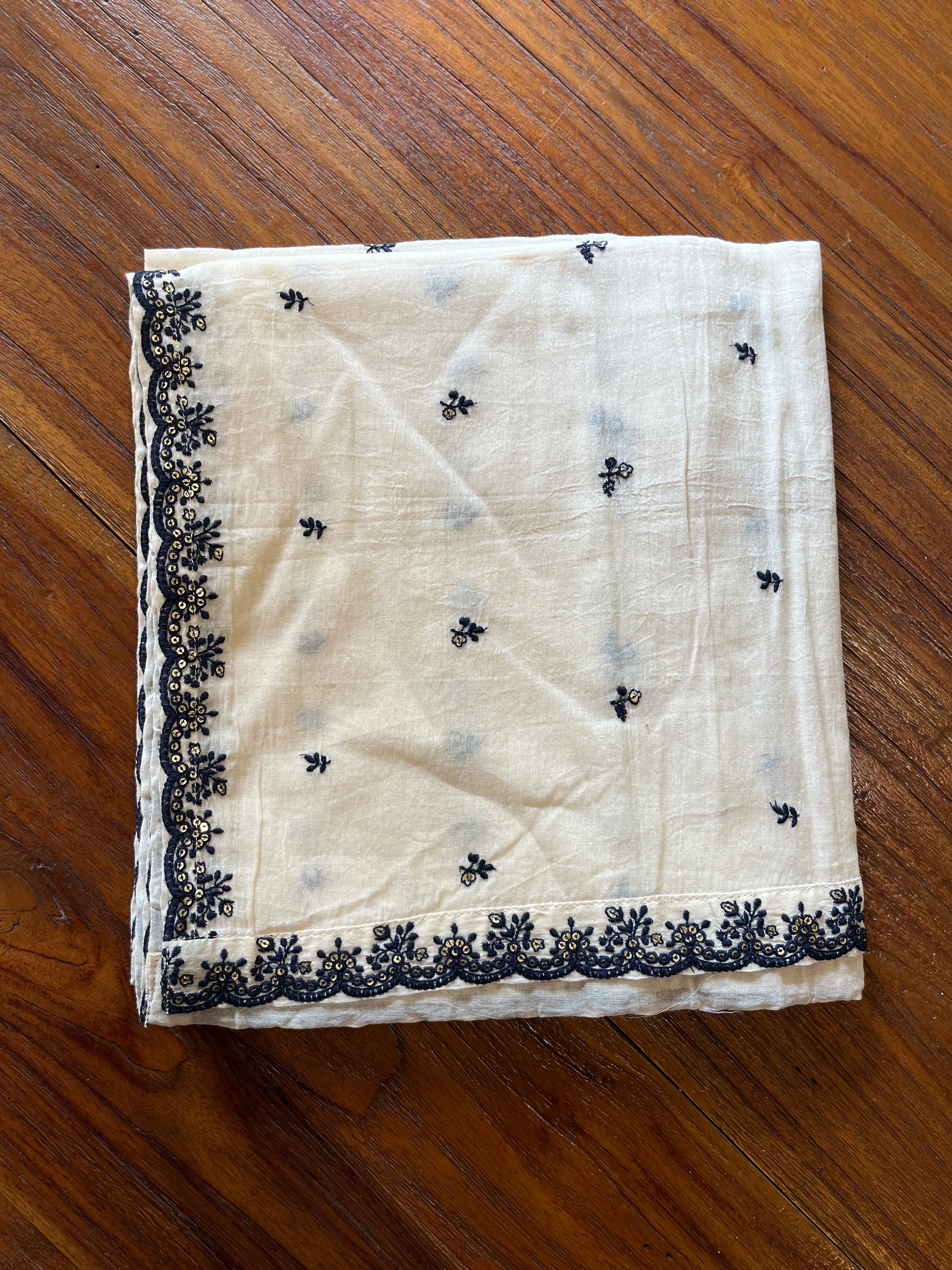 Noir Edge – Cotton Dyable Dupatta