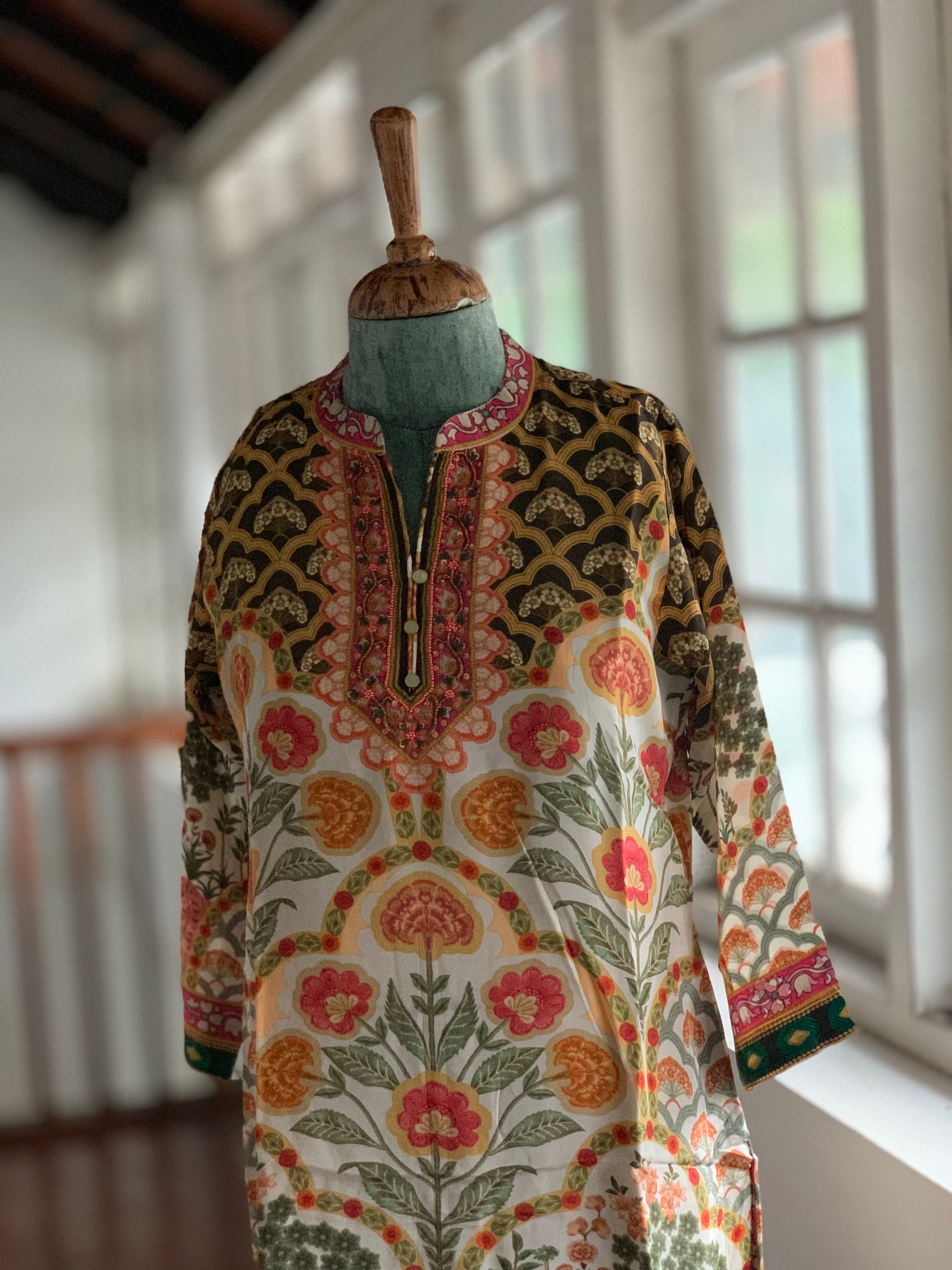 Gulnaar Heritage Kurta