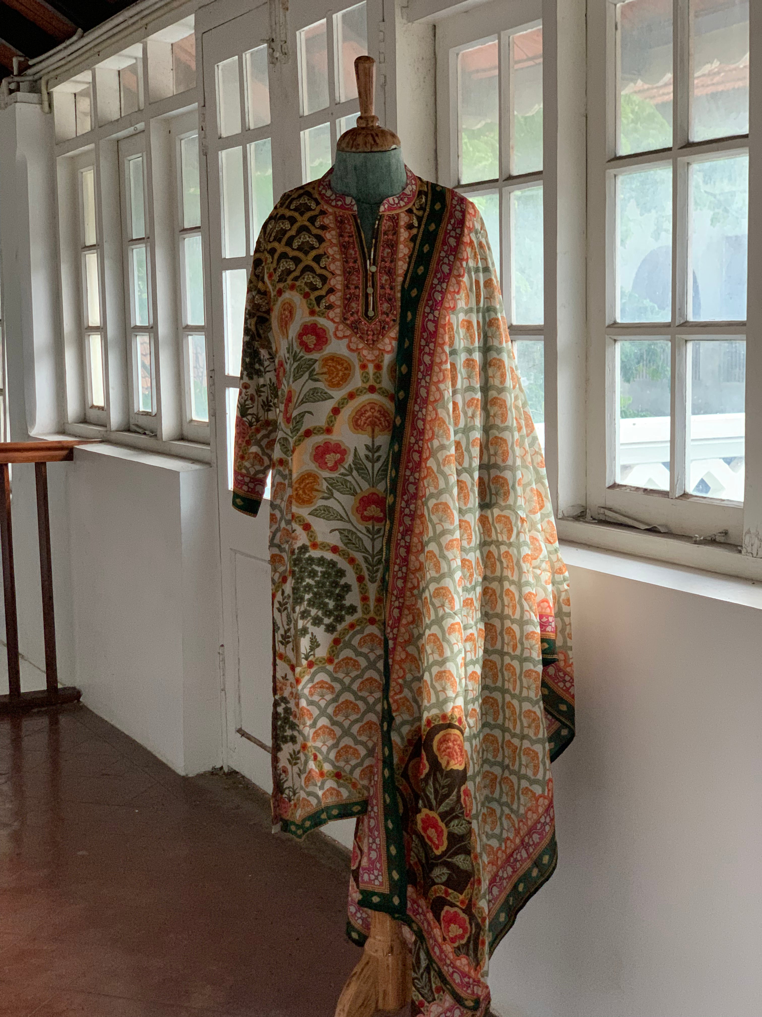 Gulnaar Heritage Kurta